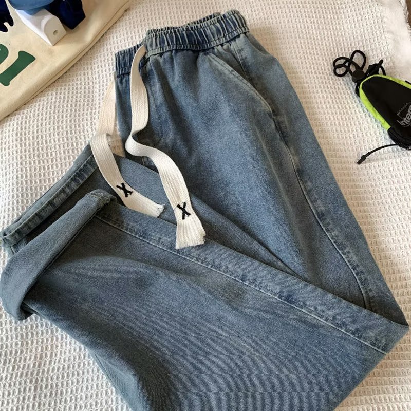 Quần Jean Nam Dài Dáng Rộng Thiết Kế Đơn Giản Thời Trang Theo Phong Cách Hàn Quốc Cho Cả quần baggy nam quần bò xuông nữ Quần bò nam
