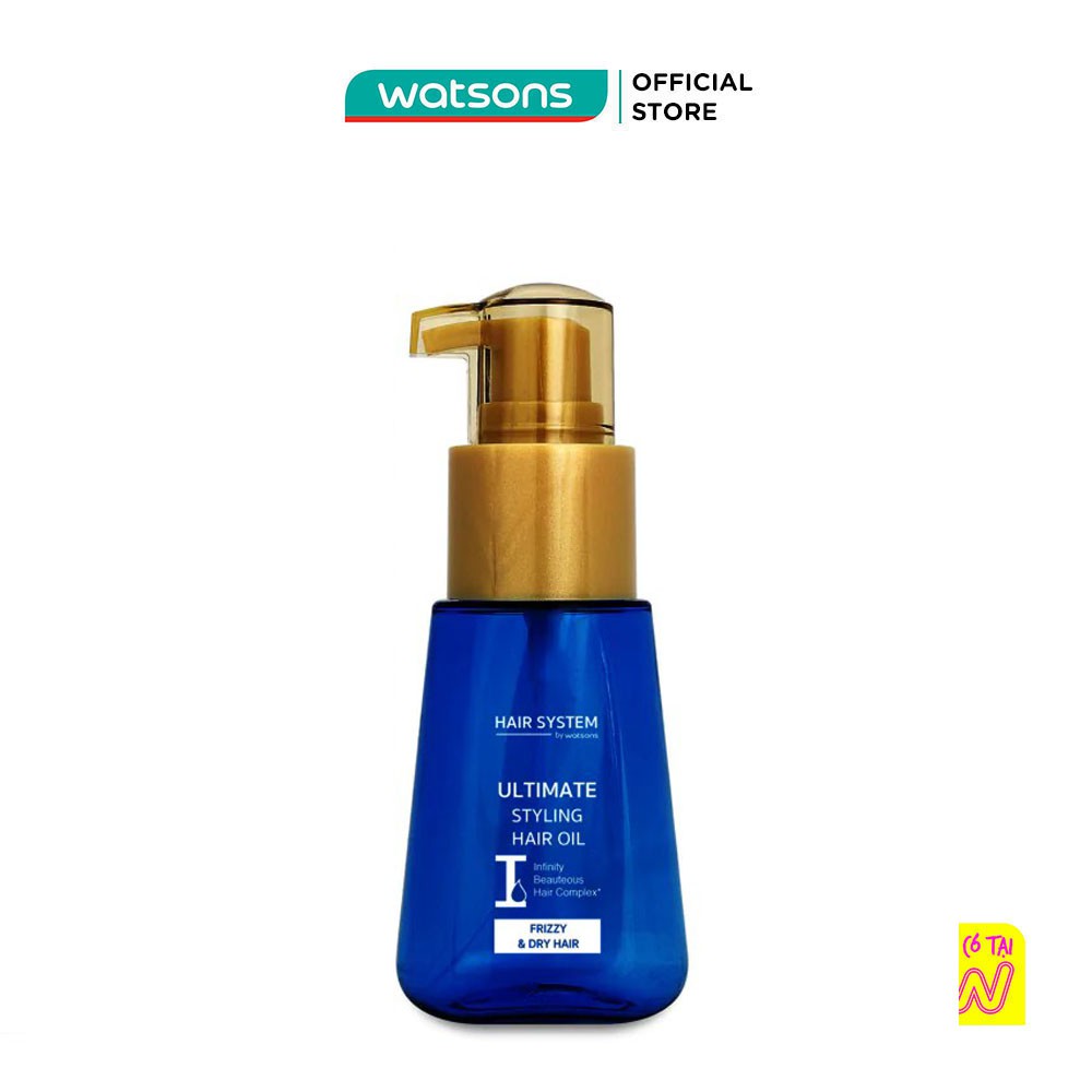 Dầu Dưỡng Tóc Hair System By Watsons Ultimate Styling Cho Tóc Xoăn &amp; Khô 70ml
