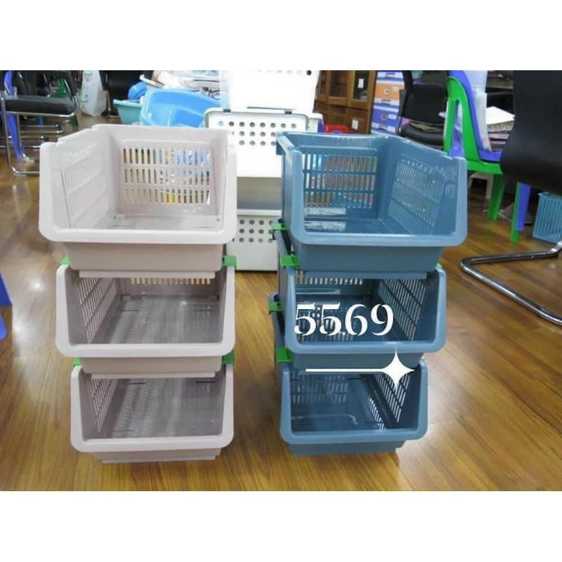 KỆ XẾP TẦNG ĐA NĂNG VIỆT NHẬT - RỔ NHỰA XẾP GỌN CÓ BÁNH XE