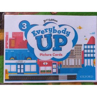 Bộ Flashcard Everybody Up 3 khổ A5, ép plastic