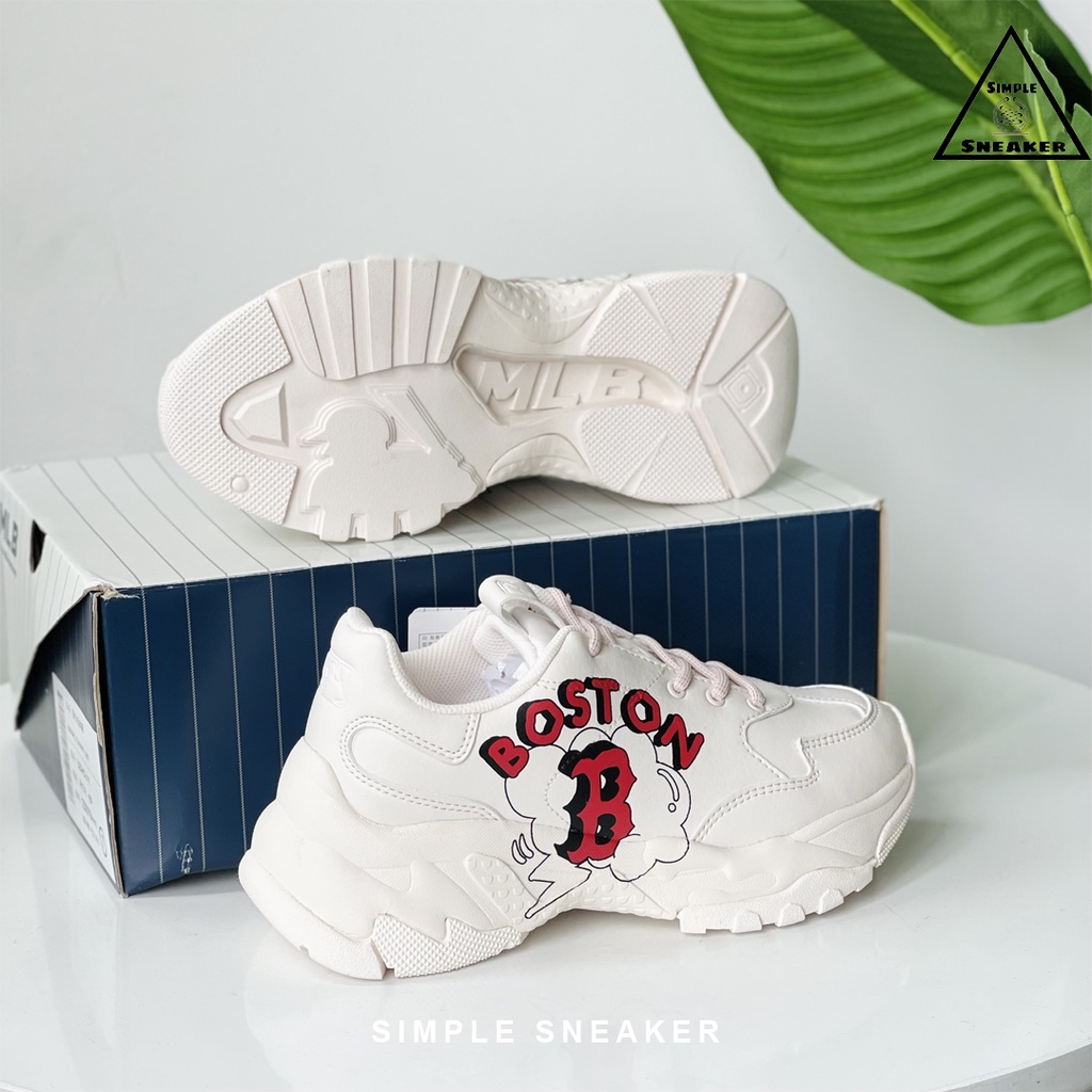 Giày MLB Chunky Chính Hãng FREESHIP MLB Bigball Chunky Like Boston 2021- Giày Đế Cao 6cm Tôn Dáng- Simple Sneaker