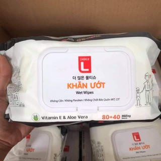 Combo 4 goi Khăn Ướt lotte