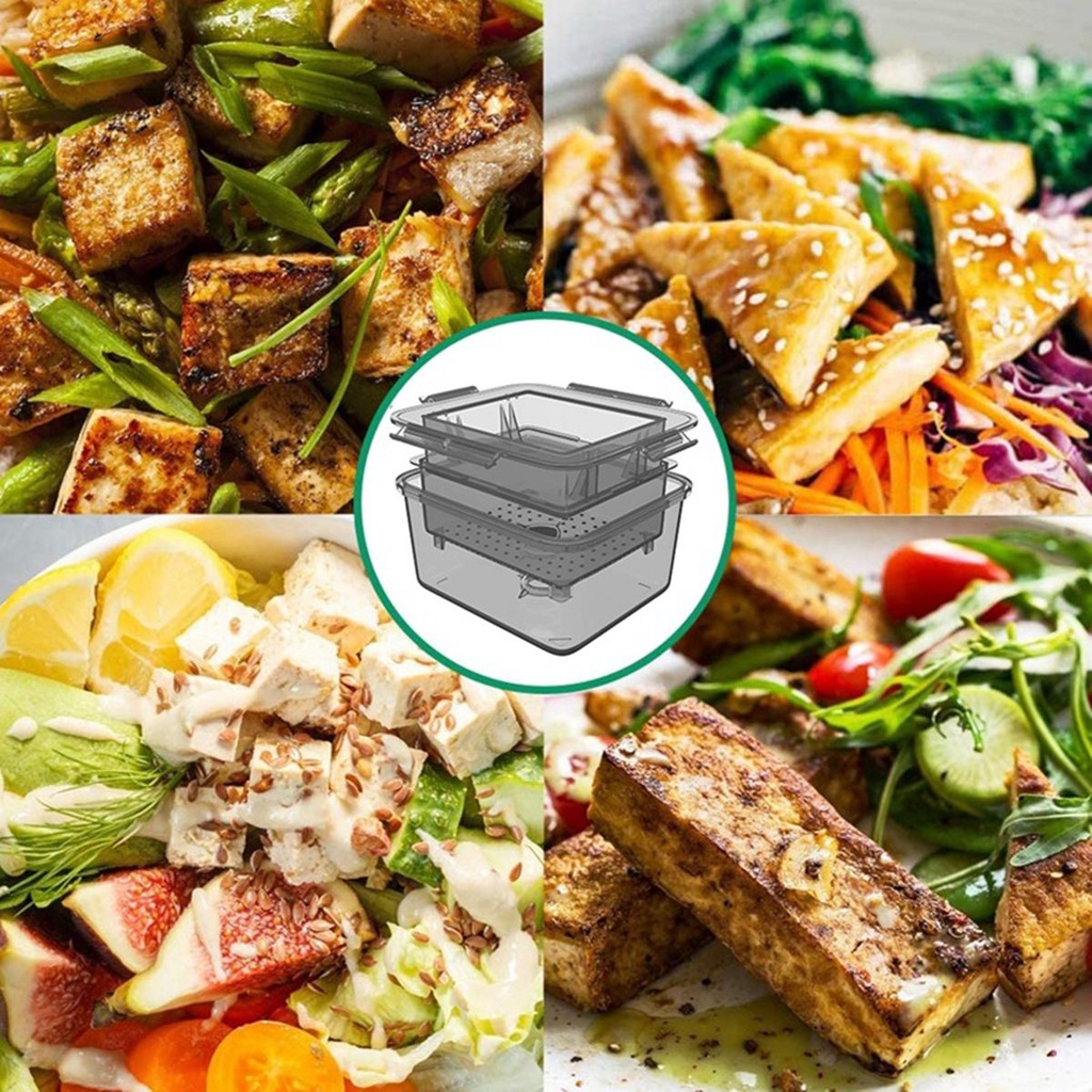 YIYU Dụng Cụ Làm Đậu Hũ Thủ Công Có Lỗ Thoát Nước Nhiều Màu Tiện Dụng Cho Nhà Bếp Diy