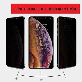KÍNH CƯỜNG LỰC CHỐNG NHÌN TRỘM CAO CẤP CHO IPHONE