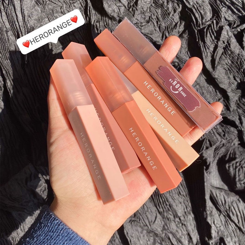 Son môi HERORANGE mềm mịn như nhung nhiều màu tùy chọn
