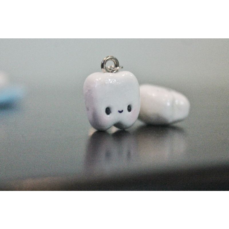 Móc chìa khoá đôi Răng- Bàn chải