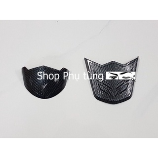 Ốp mỏ dè carbon trước sau xe sh mode 2020 - 2021