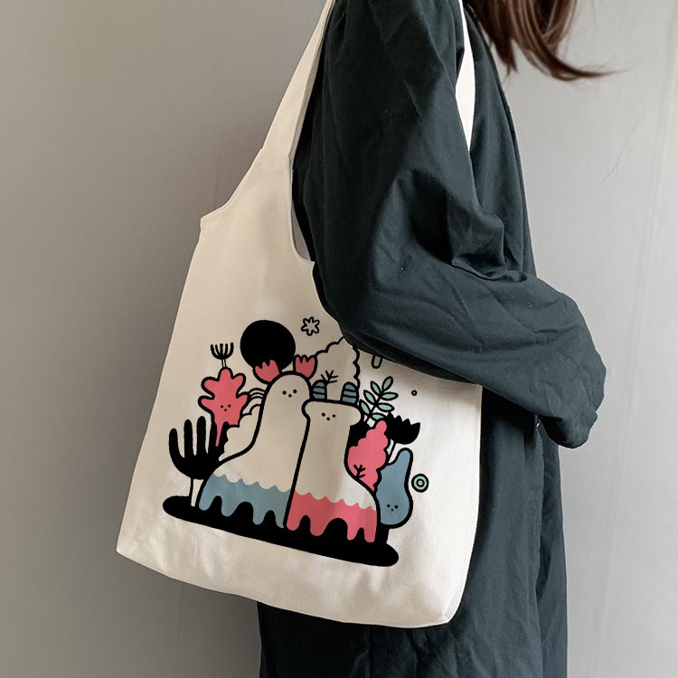 Túi Tote Quai Tròn Vải Canvas WisderLand Có | BigBuy360 - bigbuy360.vn