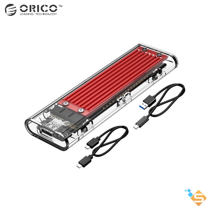 Box Ổ Cứng ORICO Chuyển M.2 PCie sang USB 3.1 TCM2-C3 Tốc Độ 10Gbps - Bảo Hành Chính Hãng 12 Tháng