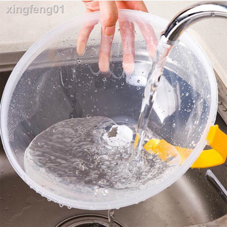 (Kho Sỉ Nam Đinh) Nắp đậy thực phẩm dùng trong lò vi sóng chịu nhiệt - Nắp đậy lò vi sóng có tay cầm tiện dụng | BigBuy360 - bigbuy360.vn