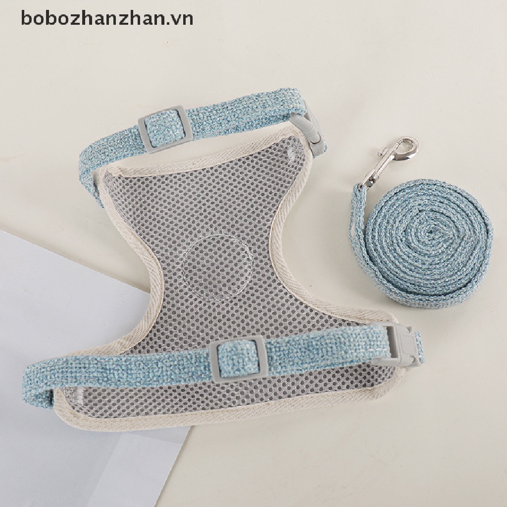 Bộ Dây Đai Và Dây Dắt Thỏ Dễ Thương Phụ Kiện Đi Dạo Ngoài Trời Cho Thú Cưng
