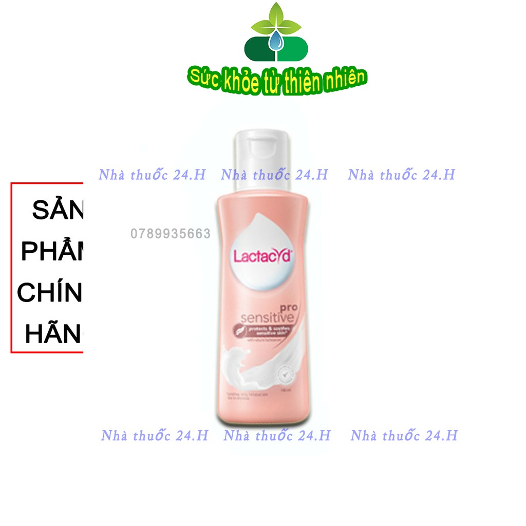 Dung Dịch Vệ Sinh Phụ nữ Lactacyd Pro Sensitive 250ml