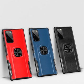 For Samusng Galaxy Note 20 S20 Ultra S20 Plus Note 10 Lite Note 10 Plus Magnetic Metal Ring Coque Case Stand Shockproof Cover