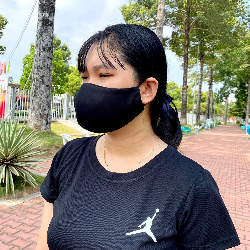 10 cái Khẩu trang 2 lớp vải Su trượt nước Polo Style bền, đẹp, dễ thở, không đau tai, nam nữ đều đeo đẹp | BigBuy360 - bigbuy360.vn