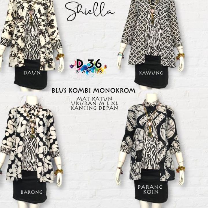 Shiella Áo Sơ Mi Tay Ngắn Đơn Sắc Trắng Đen Bằng Cotton Kiểu Đồng Phục Công Sở Thời Trang Mới Nhất Dành Cho Nữ Sinh Nữ Tuổi Teen ⇗