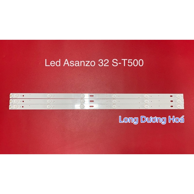 Bộ Led Tivi Asanzo 32S500 32T500 - 3 Thanh 5 Bóng 3V Như Zin