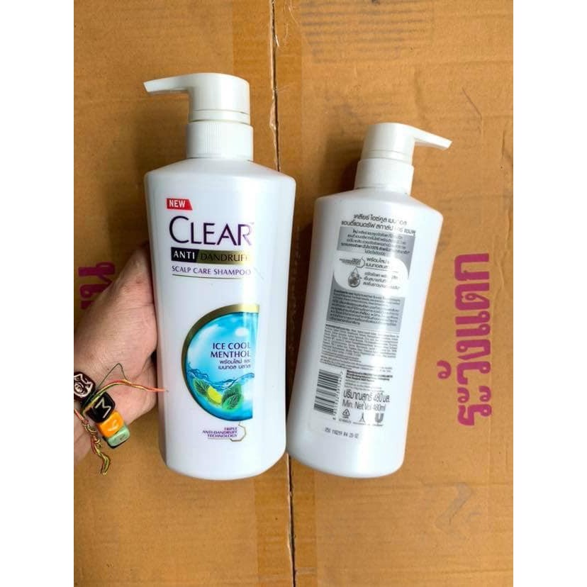 Bộ Dầu Gội Clear Men và Clear Bạc Hà Nhập Khẩu Thái Lan