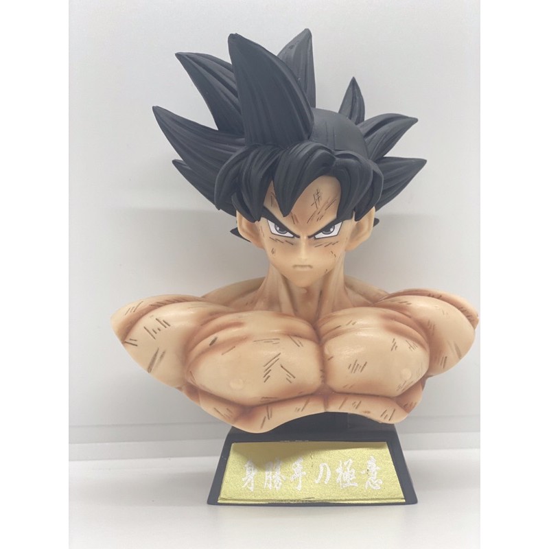 Mô Hình Đồ Chơi DragonBall Tượng Bán Thân Songoku (Cao 16 cm)