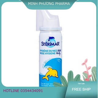 Xịt mũi cho bé sterimar baby 50ml nhập khẩu từ pháp