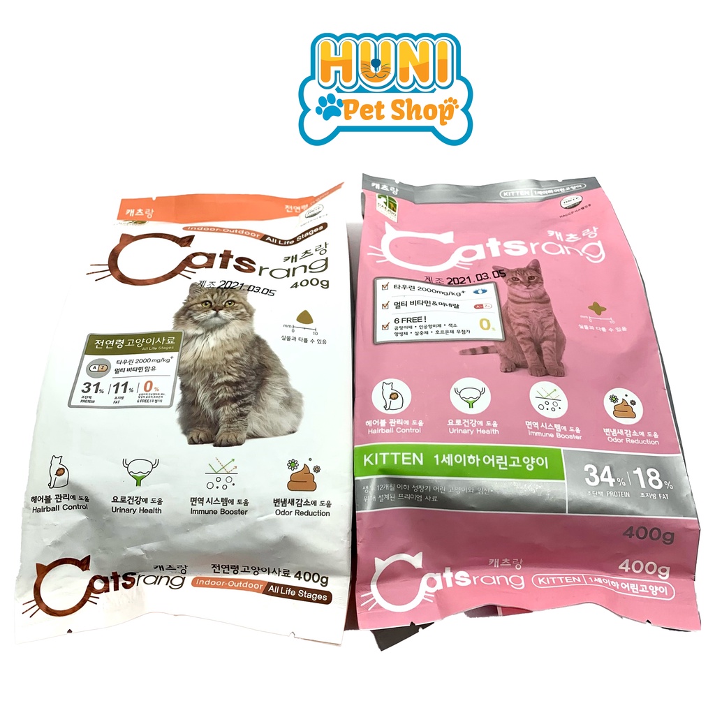 Thức ăn cho mèo Catsrang All Life Stages đồ ăn cho mèo mọi lứa tuổi - gói 5kg