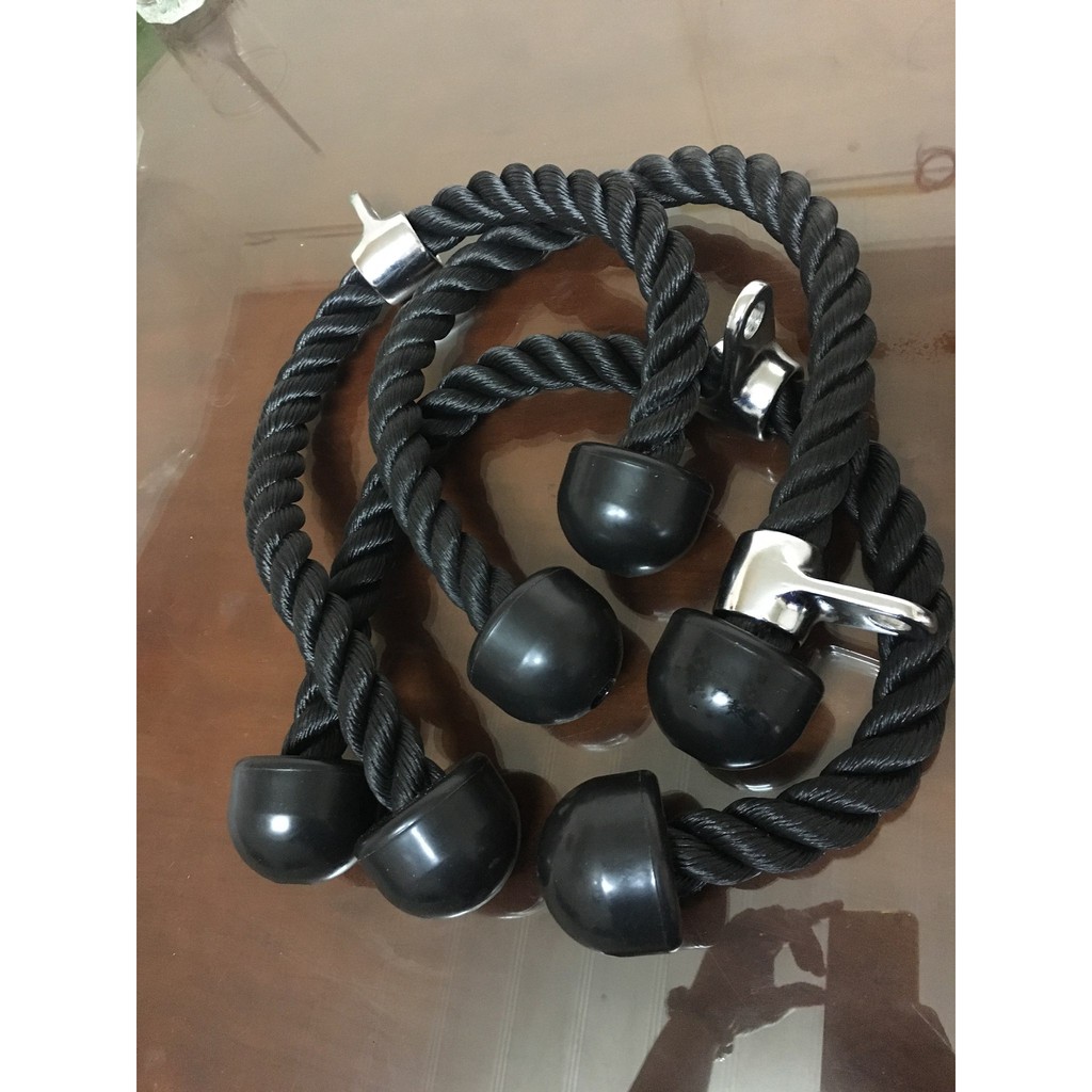 Dây Thừng Tập Tay Sau - Dụng Cụ Tập Thể Hình Gym 2 Đầu