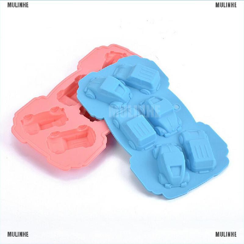 Khuôn Silicone Tạo Hình Xe Hơi Trang Trí Bánh / Xà Phòng