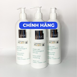 [Chính Hãng] Nhũ tương mượt da toàn thân Ziaja Med Atopic Skin Dermatological Formula Body Lotion Nourishing 400ml