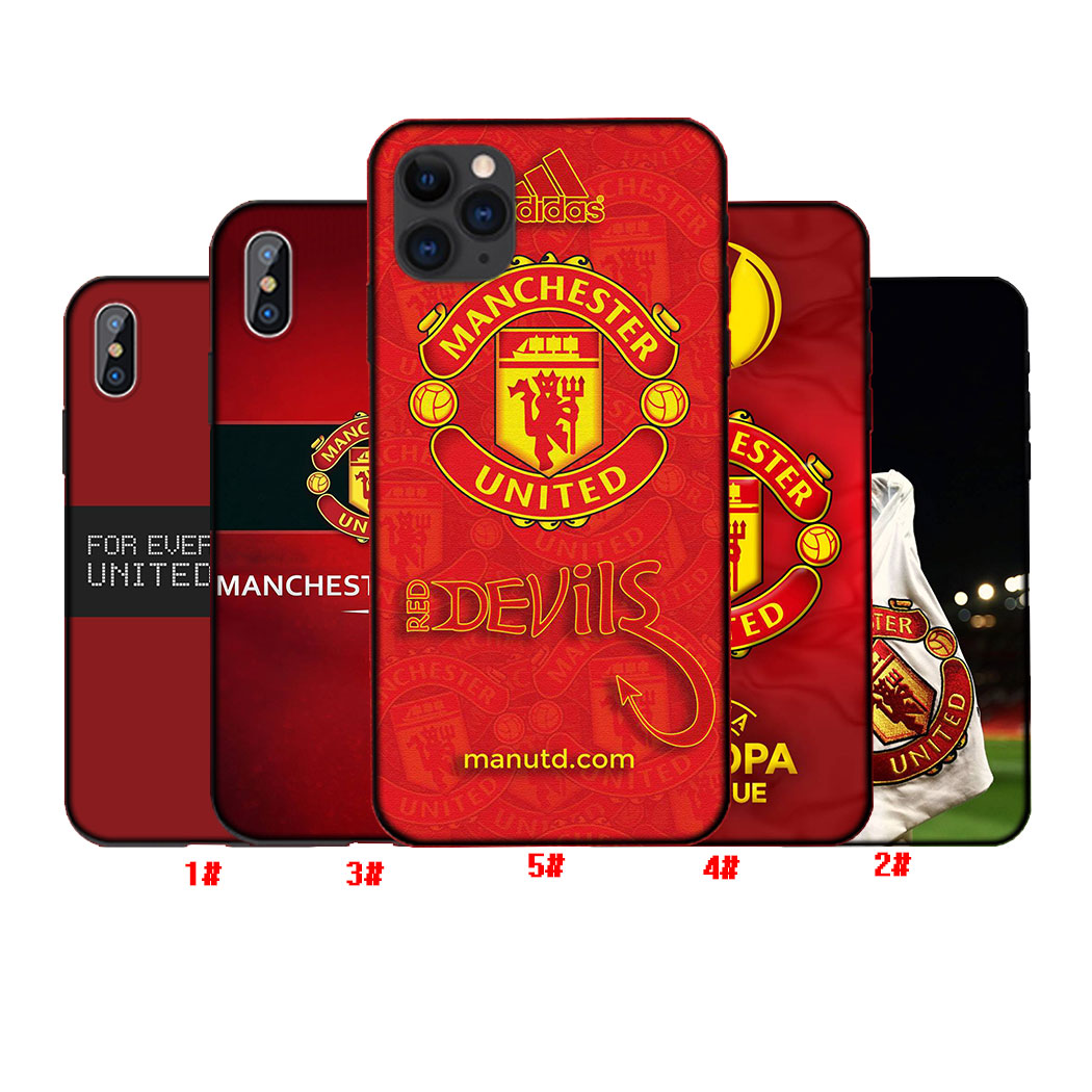 Mềm Ốp Điện Thoại Silicon Họa Tiết Pdd11 Manchester United Fc Man Utd Cho Iphone 11 Pro Max Se 2020 12 Mini 12 Pro Max
