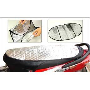 Miếng che yên xe máy chống nắng, tấm phản quang che chống nóng