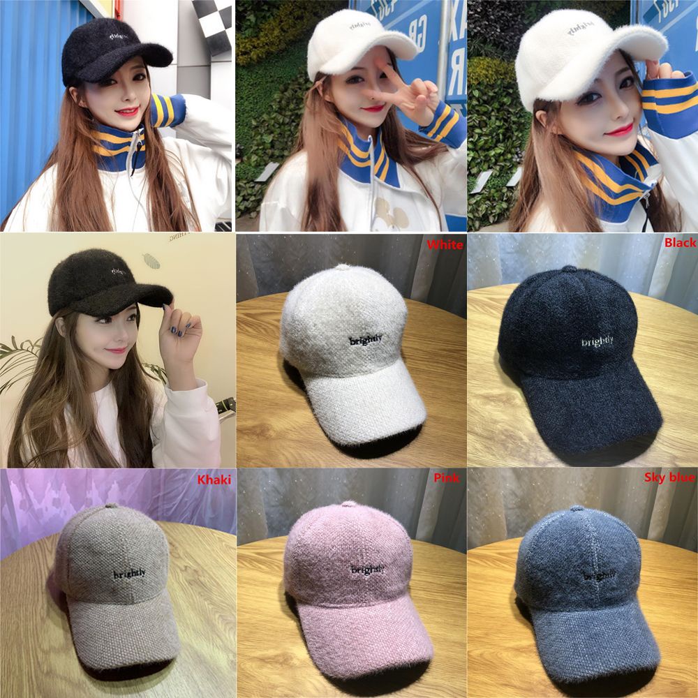 Mũ Lưỡi Trai Chất Liệu Dày Dặn Giữ Ấm Nhiều Màu Sắc Phong Cách Hip Hop Thời Trang Mùa Đông Cho Nam Và Nữ