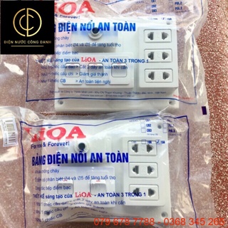 Bảng điện lắp sẵn lioa 2ct 1 ổ cắm