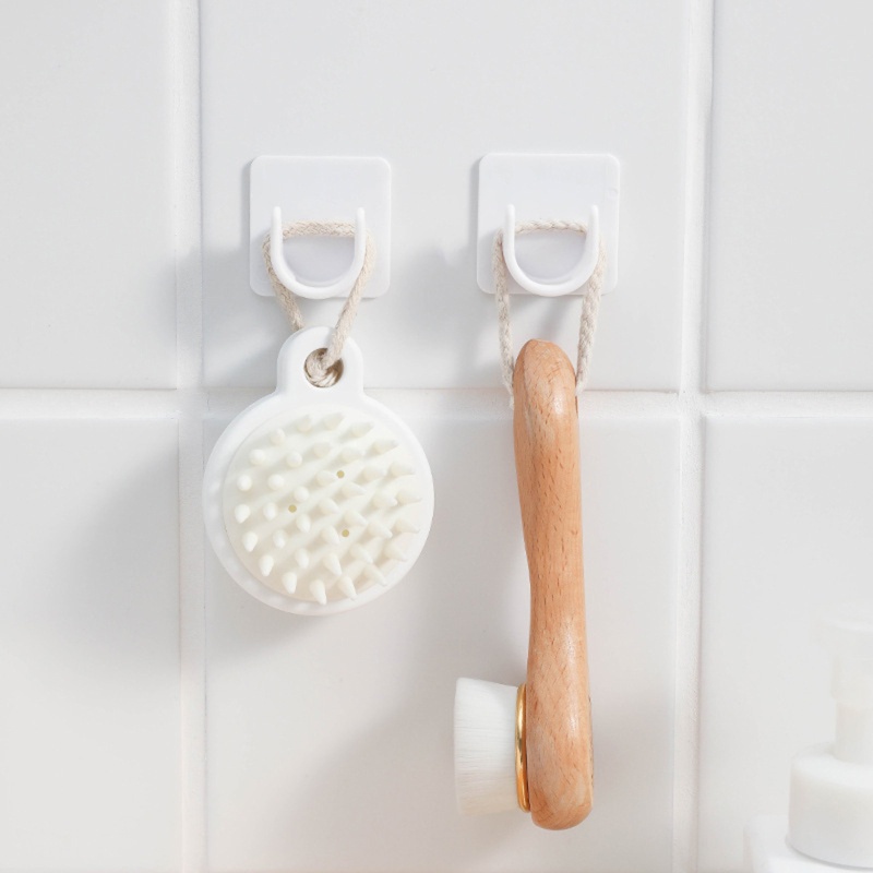 Set 2 Giá Đỡ Thanh Treo Rèm Cửa Tự Dính Tiện Dụng