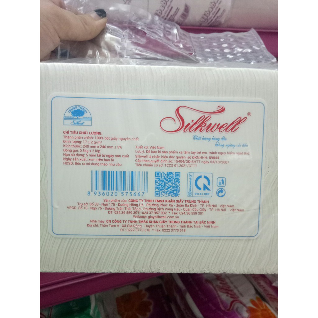 GIẤY ĂN SILKWELL BỊCH 0,5KG