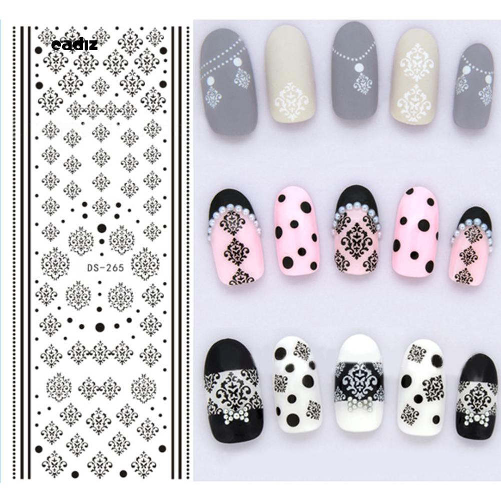 Tấm hình dán trang trí móng tay nghệ thuật xinh xắn