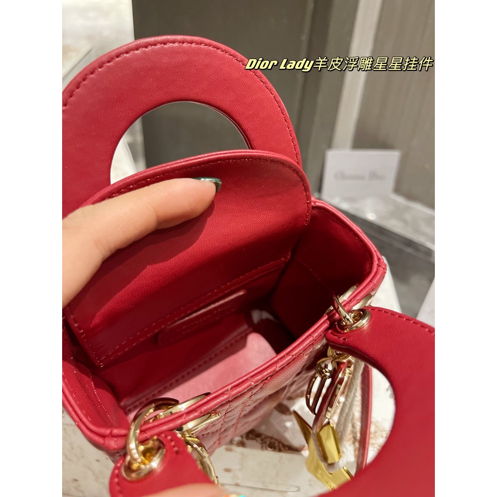 Túi Đeo Chéo DIOR Thêu Chữ Thời Trang Cho Nữ