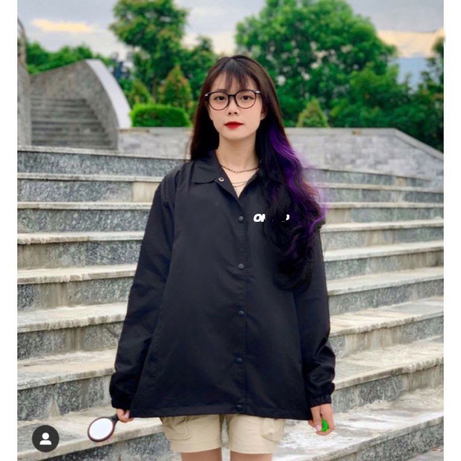 Áo Khoác Dù in chữ Trắng/Phản QuangTrượt Nước Cao Cấp - ONTOP kiểu bomber jacket cả Nam và Nữ đều mặc đư