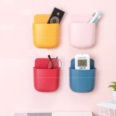Khay dán tường để điều khiển, điện thoại, đồ dùng cá nhân đa năng tiện lợi 2021