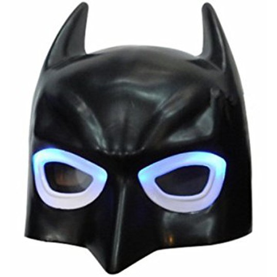 Mặt nạ trung thu người dơi Batman có đèn phát sáng và không đèn cho bé hóa trang chơi Trung Thu, Halloween