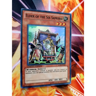 [ Đỗ Lạc Shop ] Thẻ Bài Yugioh Monster Elder of the Six Samurai - SAAS-EN001 - Super Rare