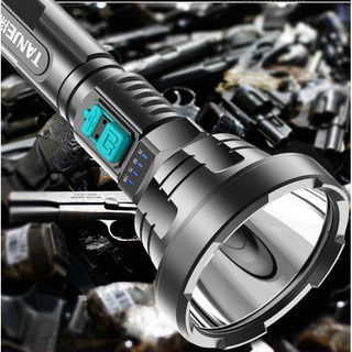 MVP0640 Đèn pin cầm tay siêu sáng chiếu xa 1000m chống thấm nước có chân đế kiêm sạc dự phòng dung lượng 8000mAh