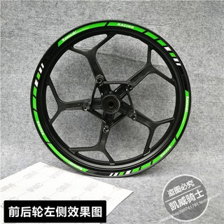 Miếng Dán Phản Quang Trang Trí Vành Bánh Xe Kawasaki Ninja 250 400 650 Z250 400 900 1000