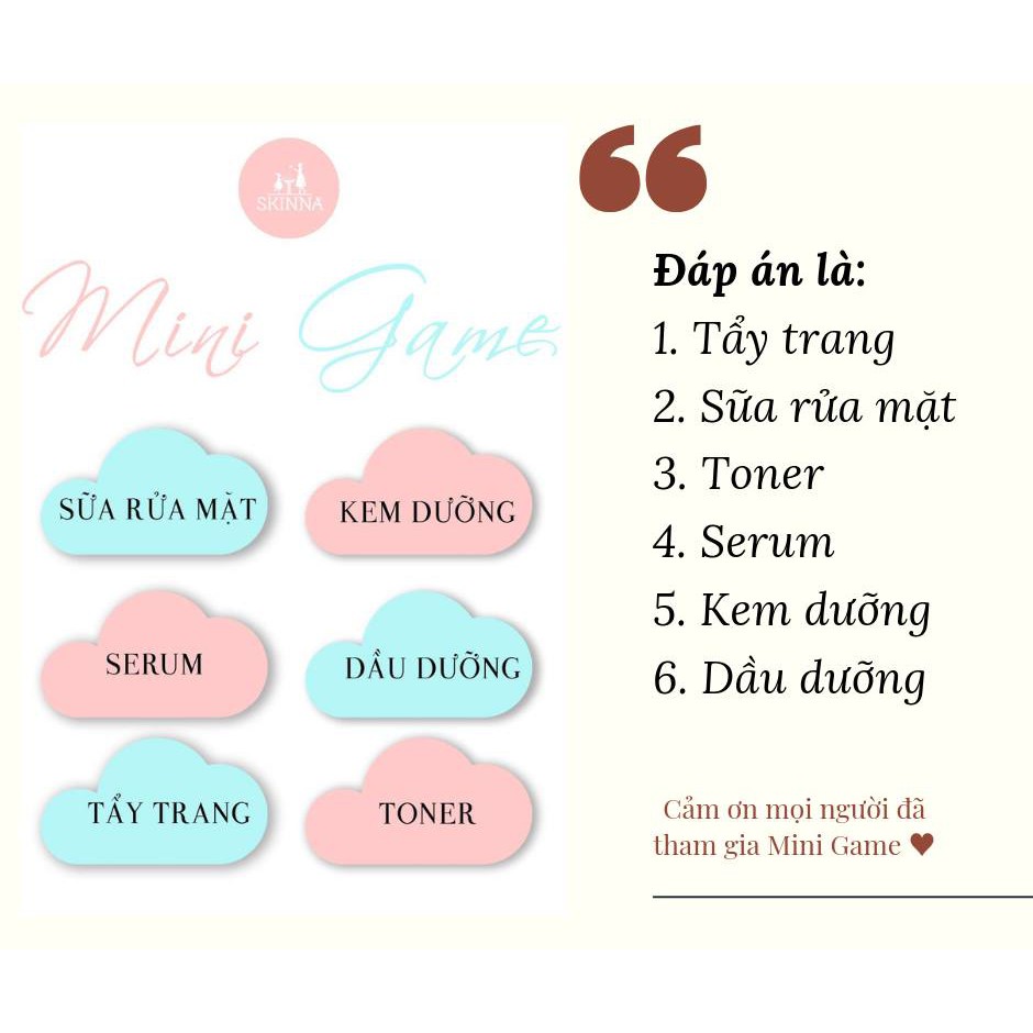 Sữa rửa mặt điều tiết bã nhờn-Skinna-kho sỉ Hà My