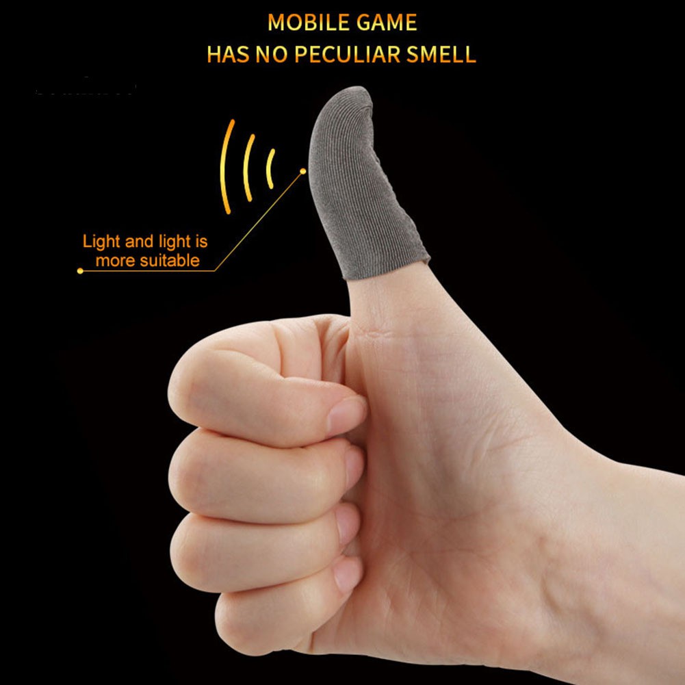 Găng Ngón Tay Chơi Game Thoáng Khí Chống Mồ Hôi Không Trơn Trượt Cho Điện Thoại Cảm Ứng