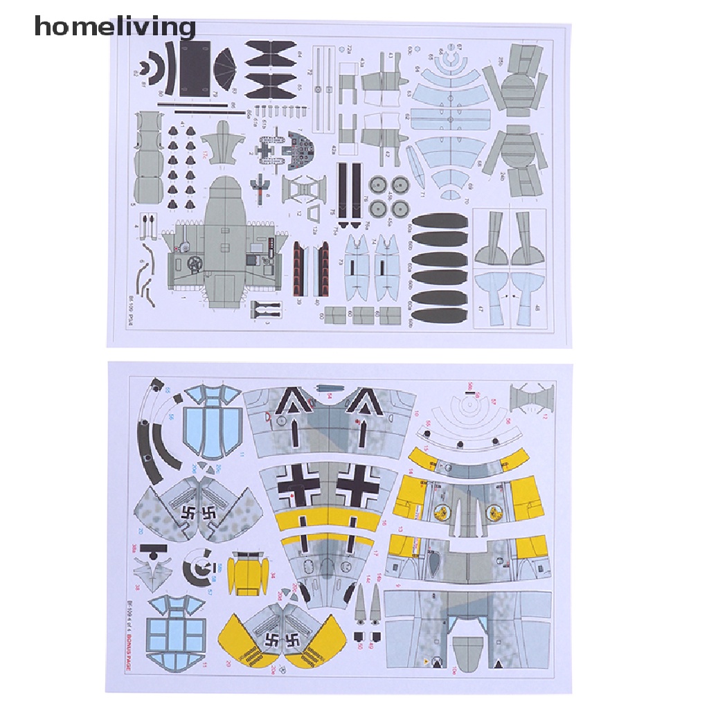 Mô Hình Máy Bay Ném Bom 3D Bf-109 G6 / G14 Tỉ Lệ 1: 32