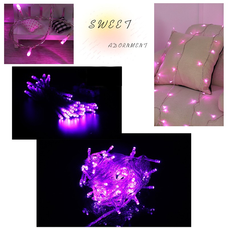 Dây Đèn Led Đủ Màu Sắc 3M Trang Trí Giáng Sinh Noel, Phòng Ngủ, Phòng Khách Siêu Xinh