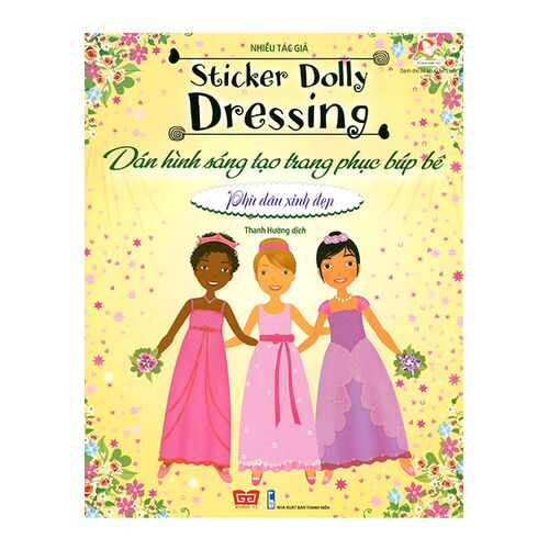 Sách - Combo Sticker Dolly Dressing  Dán hình sáng tạo trang phục búp bê 6 cuốn ( Đinh Tị )