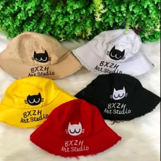 Nón Tai Bèo Rách Viền - Mũ Bucket Rách Viền - nón bo