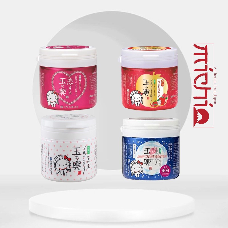 Mặt Nạ Đậu Hũ Tofu Tamanokoshi Đậu Nành Sữa Chua Dưỡng Trắng Da Nhật Bản (150 gam)