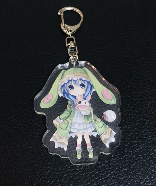 Móc khoá anime date a live , móc khoá mica trong kurumi