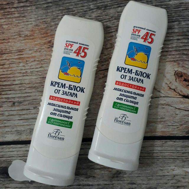 Kem Chống Nắng Floresan SPF 45, Kem Chống Nắng Dưỡng Da Hàng Nga (125ml)